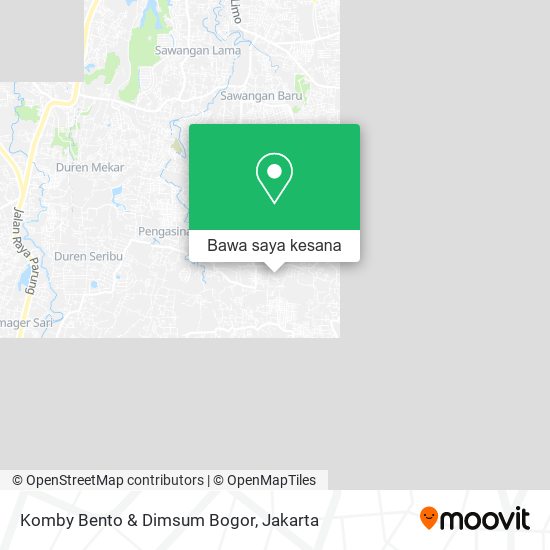 Peta Komby Bento & Dimsum Bogor