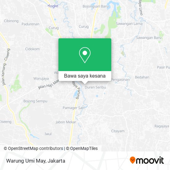 Peta Warung Umi May