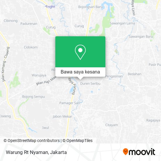 Peta Warung Rt Nyaman