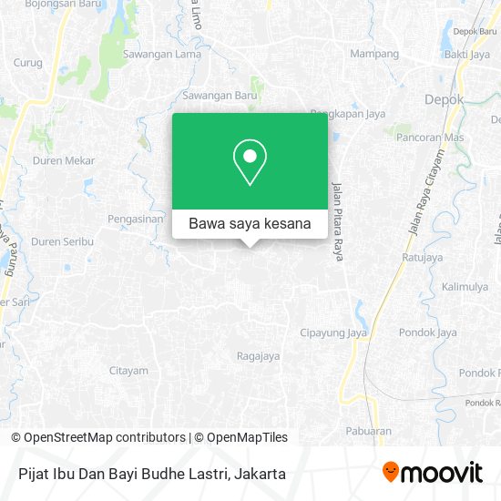Peta Pijat Ibu Dan Bayi Budhe Lastri