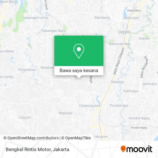 Peta Bengkel Rintis Motor