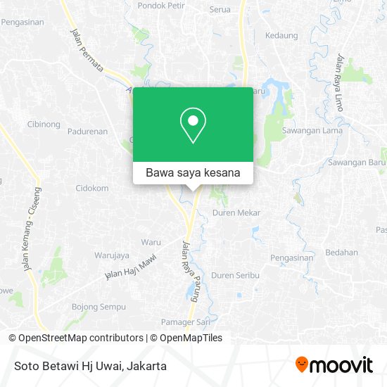 Peta Soto Betawi Hj Uwai