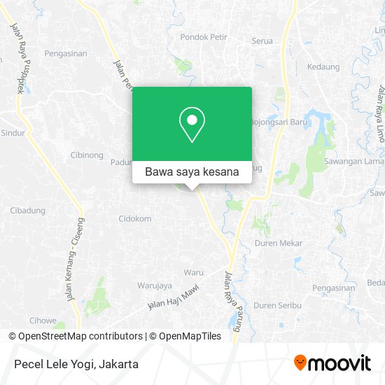 Peta Pecel Lele Yogi