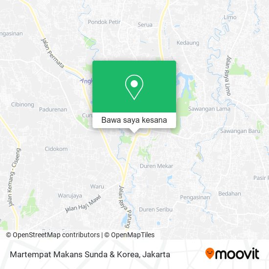 Peta Martempat Makans Sunda & Korea