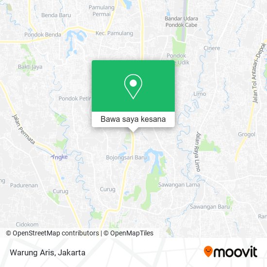 Peta Warung Aris