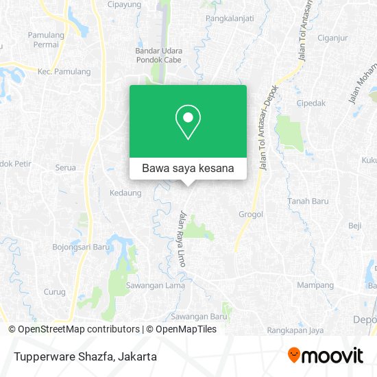 Peta Tupperware Shazfa