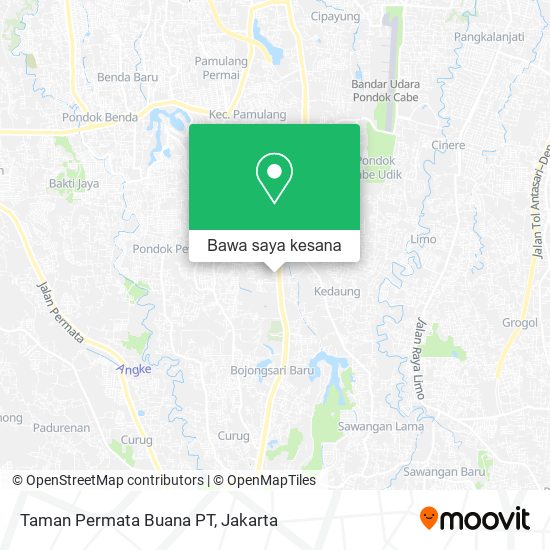 Peta Taman Permata Buana PT