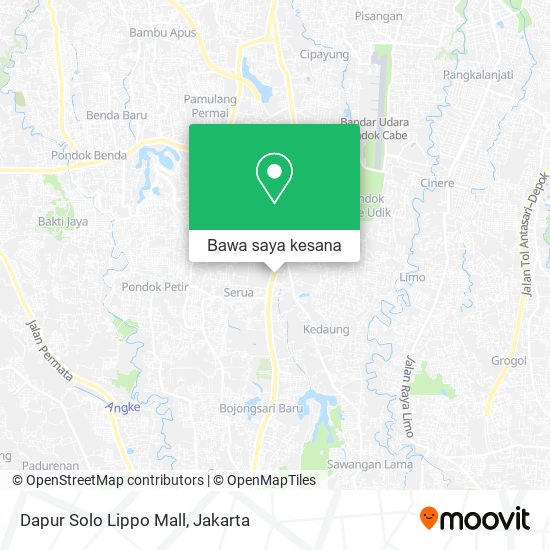 Peta Dapur Solo Lippo Mall