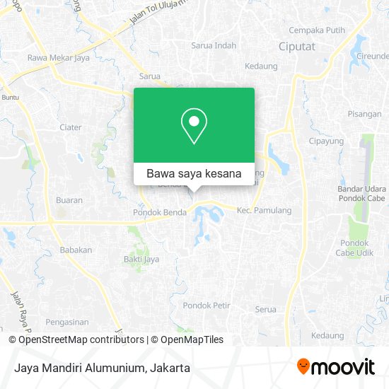 Peta Jaya Mandiri Alumunium