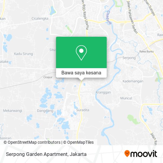 Peta Serpong Garden Apartment