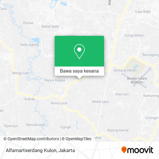 Peta Alfamartserdang Kulon