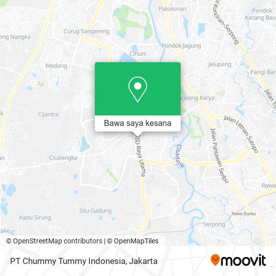 Peta PT Chummy Tummy Indonesia