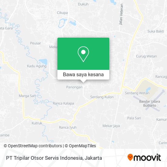 Peta PT Tripilar Otsor Servis Indonesia
