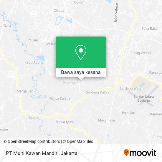 Peta PT Multi Kawan Mandiri