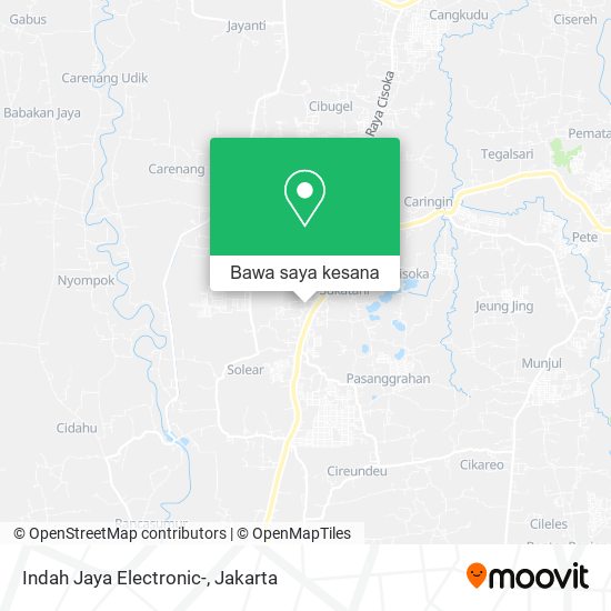 Peta Indah Jaya Electronic-