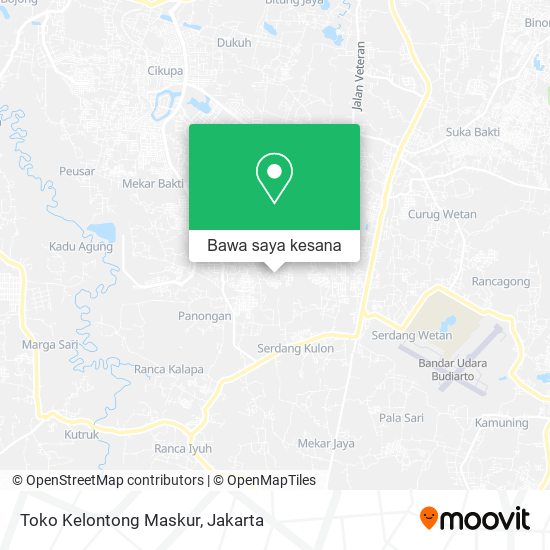 Peta Toko Kelontong Maskur