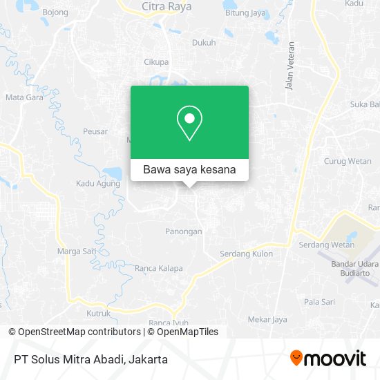 Peta PT Solus Mitra Abadi