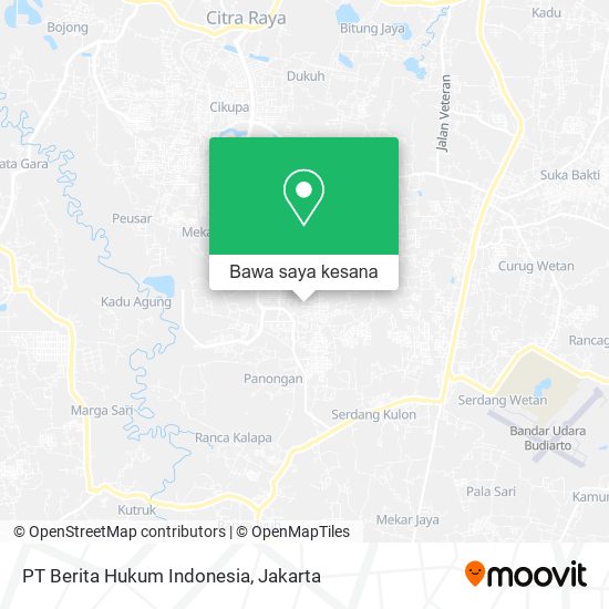 Peta PT Berita Hukum Indonesia