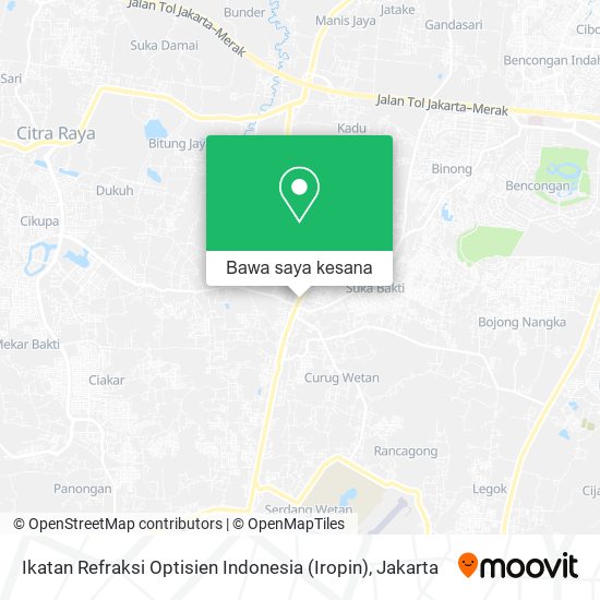 Peta Ikatan Refraksi Optisien Indonesia (Iropin)