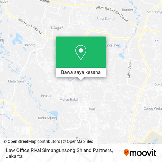 Peta Law Office Rivai Simangunsong Sh and Partners
