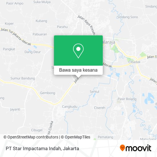 Peta PT Star Impactama Indah