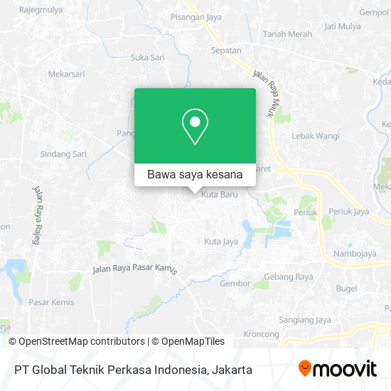 Peta PT Global Teknik Perkasa Indonesia