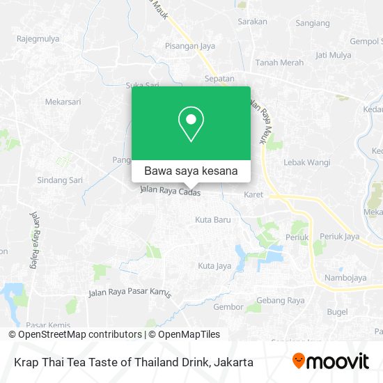 Peta Krap Thai Tea Taste of Thailand Drink