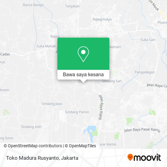 Peta Toko Madura Rusyanto