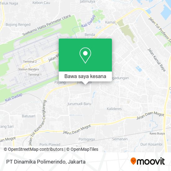 Peta PT Dinamika Polimerindo