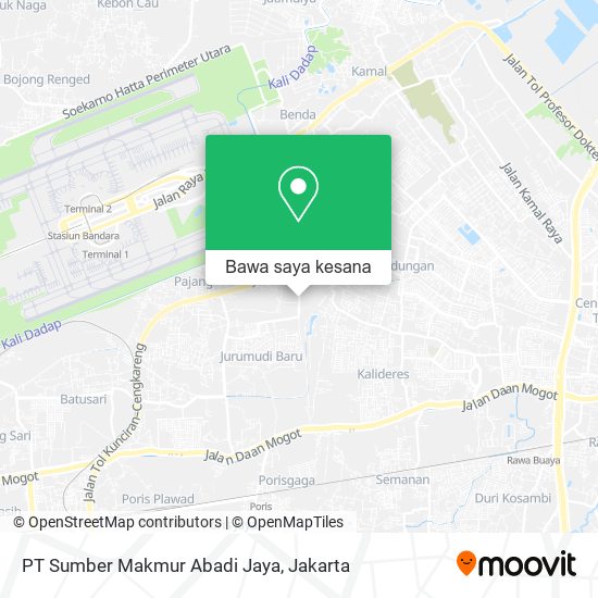 Peta PT Sumber Makmur Abadi Jaya