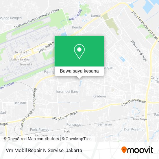 Peta Vm Mobil Repair N Servise