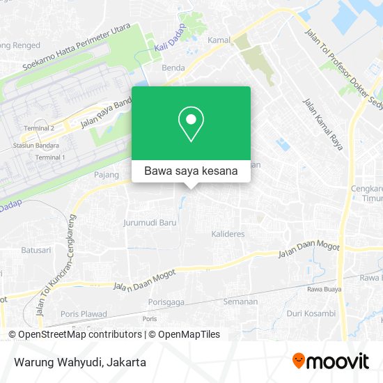 Peta Warung Wahyudi