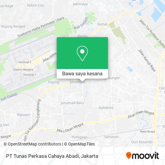 Peta PT Tunas Perkasa Cahaya Abadi