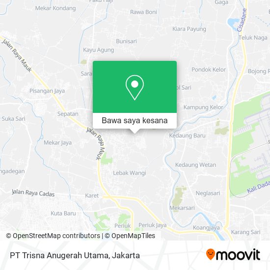 Peta PT Trisna Anugerah Utama