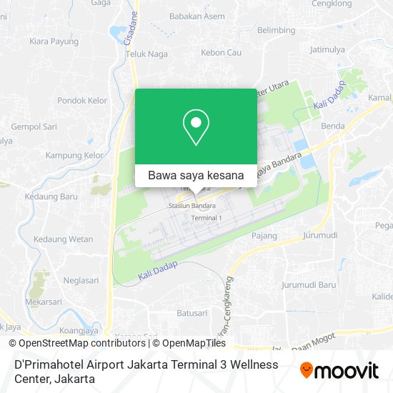 Peta D'Primahotel Airport Jakarta Terminal 3 Wellness Center