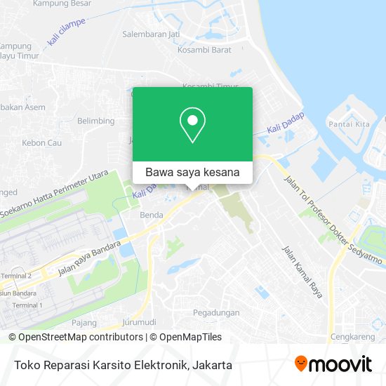 Peta Toko Reparasi Karsito Elektronik
