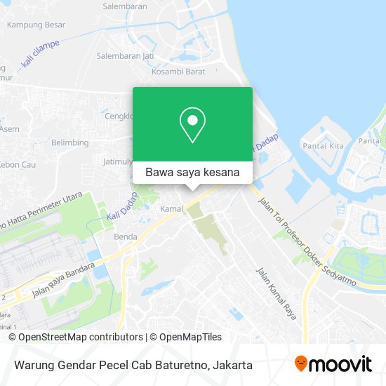 Peta Warung Gendar Pecel Cab Baturetno
