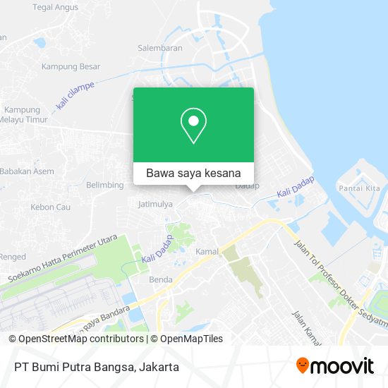 Peta PT Bumi Putra Bangsa