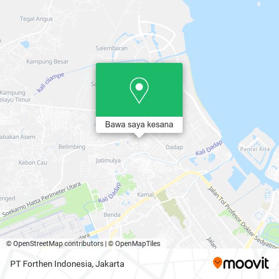 Peta PT Forthen Indonesia