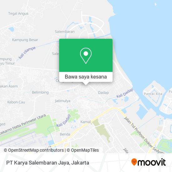 Peta PT Karya Salembaran Jaya