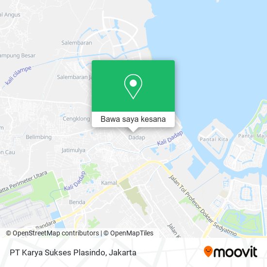 Peta PT Karya Sukses Plasindo