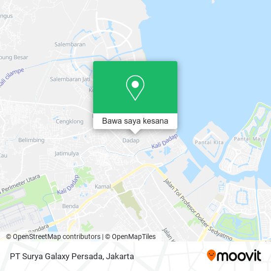 Peta PT Surya Galaxy Persada