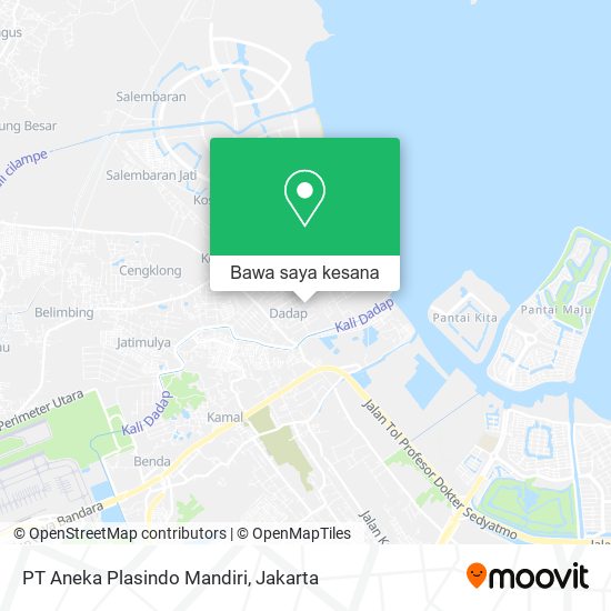 Peta PT Aneka Plasindo Mandiri