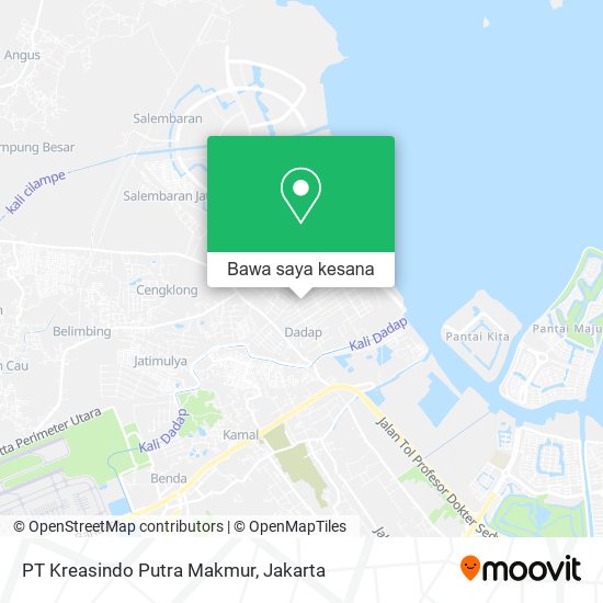 Peta PT Kreasindo Putra Makmur
