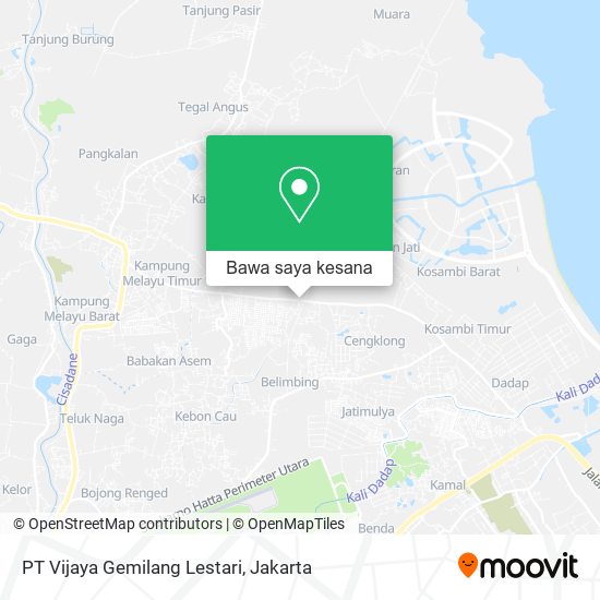 Peta PT Vijaya Gemilang Lestari