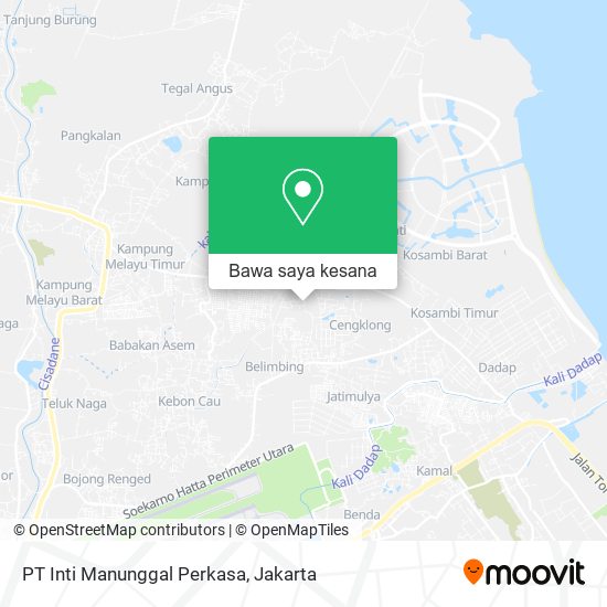 Peta PT Inti Manunggal Perkasa