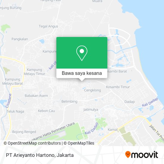 Peta PT Arieyanto Hartono