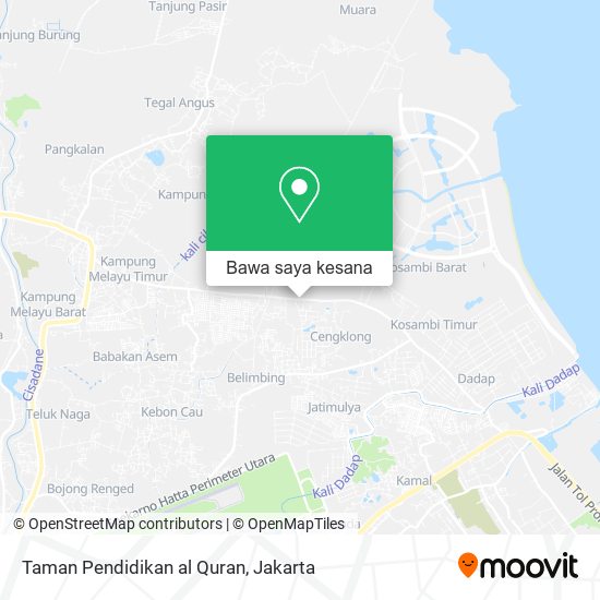 Peta Taman Pendidikan al Quran