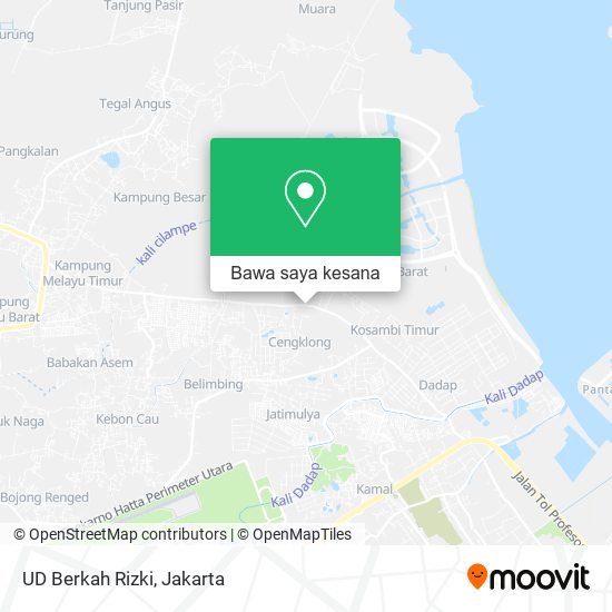 Peta UD Berkah Rizki