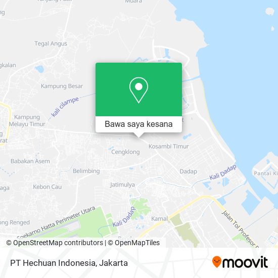Peta PT Hechuan Indonesia